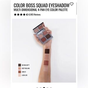 ❌3 for $25❌ Il Makiege Color boss squad palette